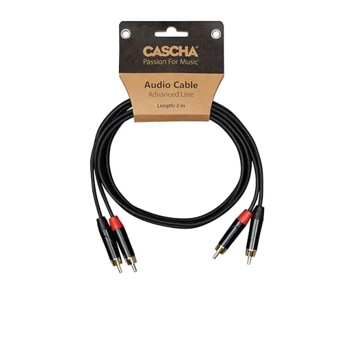 Cascha Advanced Line Audio Cable Cinch (2M) to Cinch (2M), 1m