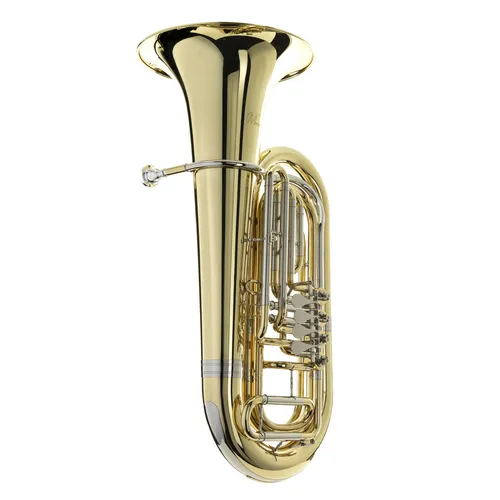 Monzani MZBB-500L Bb-Tuba - Ideal für Anfänger - Tuben für Einsteiger mit leichter Ansprache und robuster Mechanik. Inklusive ABS-Koffer und Mundstück für einfachen Transport und Aufbewahrung.