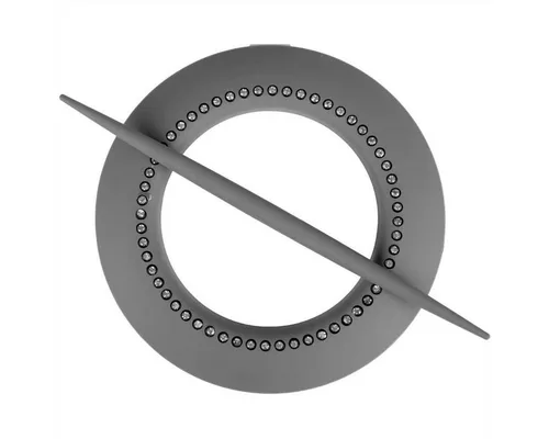 Arsvita Raffhalter, Gardinen - Raffhalter, (1-tlg), Raffhalter, Dekospange, Holz, Kunststoff mit Strass