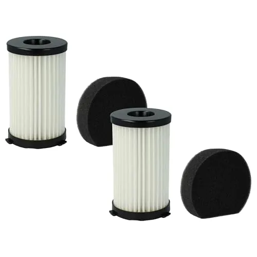 vhbw Filterset 2x Staubsaugerfilter kompatibel mit Cecotec Conga Thunderbrush 560 Staubsauger - HEPA Filter Allergiefilter