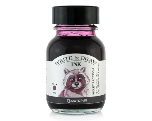 Produktbild OCTOPUS Fluids Write and Draw Ink Violet Raccoon, Schreib- und Zeichentusche, 50ml Tintenglas (Set, 0-tlg)