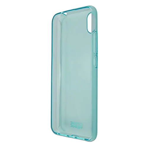 caseroxx Schutzhülle für Gigaset GS110 in blau – Flexibles TPU-Case aus stoßfestem Gummi, passgenaue Handy-Tasche mit Kantenschutz & rutschfestem Grip