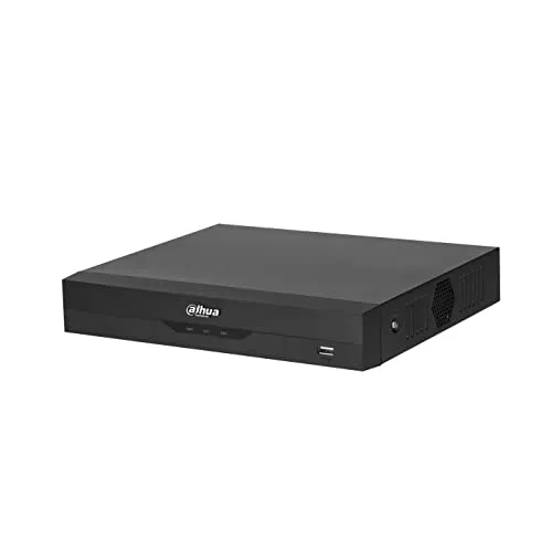Dahua Technology XVR5104HS-I3 Schwarz - 4-Kanal DVR für Überwachungskameras, unterstützt bis zu 6 MP Auflösung und bietet Dual-Stream-Video-Streaming für optimale Bildqualität und Flexibilität.