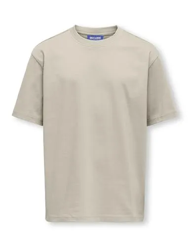 Only & Sons Junior Jungen Osjfred Life RLX Ss Tee JRS Noos, Silver Lining, 158-164 EU