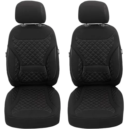 Schonbezüge Sitzbezüge für VW Crafter Gen. 2 Bj ab 2017 in Schwarz ZM4