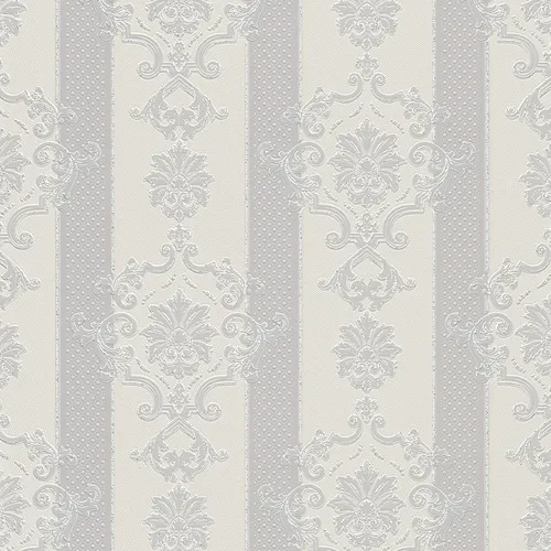 Papiertapete in grau von Roller