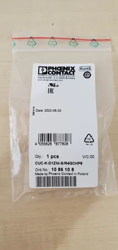 Phoenix Contact RJ-45-Kupplung 1086108 Typ CUC-K-D1ZNI-S/R4GCHP8 Cat.6a _0.016_6