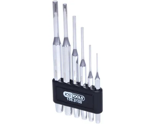 KS Tools Durchtreibersatz, hochglanz, 6-tlg. - Präzise und langlebige Werkzeuge - Meißelset mit hochglänzender Oberfläche für optimale Haltbarkeit und Präzision, perfekt für professionelle Anwendungen.