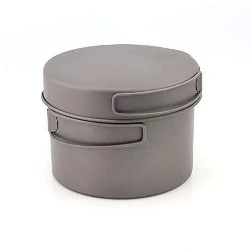 TOAKS Titanium Pot with Pan, 1300 ml