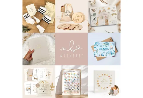 MeinBaby123® Poster Bilder Kinderzimmer, Poster Kinderzimmer Deko, Süße Tiere, Babyzimmer, Tiere Wandbilder,  Boho,  Sprüche