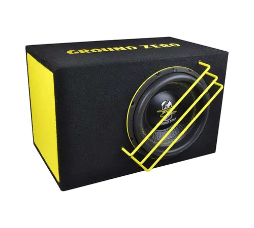 Ground Zero GZRB 25SPL - 25 cm Passiv Subwoofer, beeindruckende 1200 Watt RMS Leistung für kraftvollen Bass im Auto