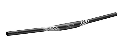 Funn Full On Mountainbike Lenker mit Lenkerklemme 35mm und Breite 785mm, robuster und leichter Legierungs-Riser-Lenker für MTB, BMX und Rennrad, Anstieg 7mm (Schwarze)