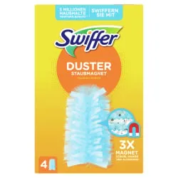 Procter & Gamble Service GmbH Swiffer Staubmagnet Ersatztücher, Staubfangtücher, Nachfüllpack = 4 Tücher