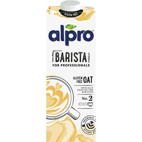 Alpro Haferdrink Barista glutenfrei, 8 x 1 Liter