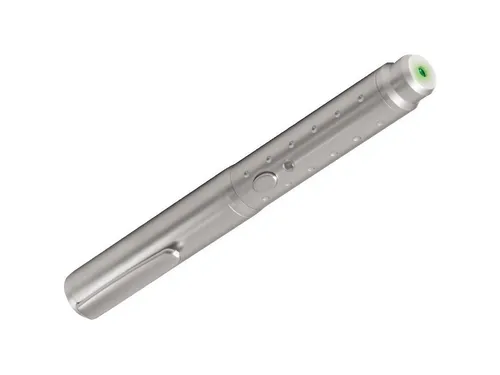 Hama Laserpointer LP 11 (Silber), Lichtfarbe: Grün,K2 1Mw