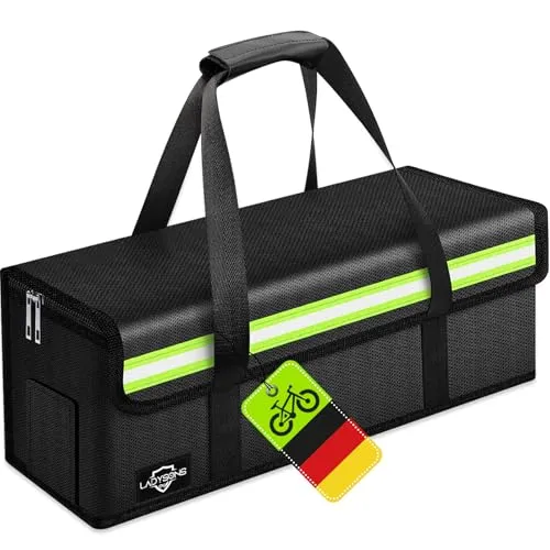 LADYSONS E-Bike Akkutasche – Feuerfest & Wasserdicht für sicheren Transport