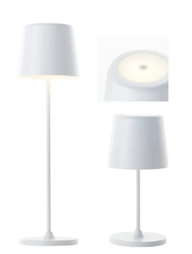 Akku Tischlampe kabellos Touch DIMMBAR Lampe Nachtlicht Fensterbank Leuchte WEIß