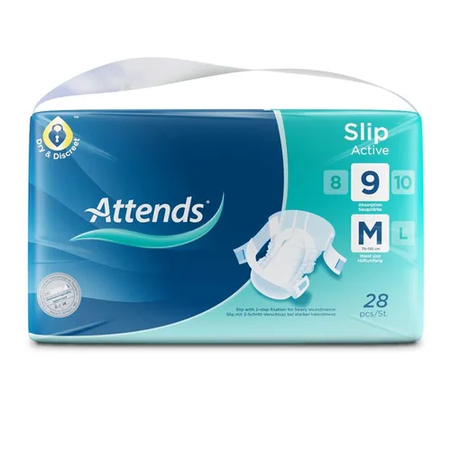 Attends Slip Active 9 M, 28 Stück