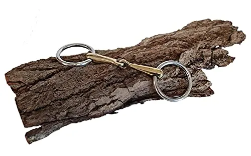 Esposita Wassertrense einfach gebrochen Gebiss aus Messing Ringe aus Edelstahl rostfrei 10,5cm