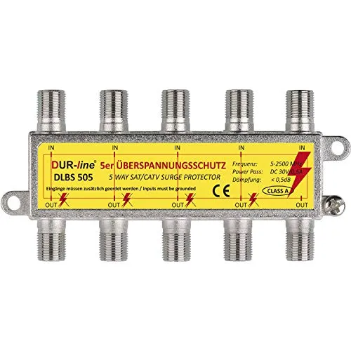 DUR-line 5 Fach Sat-Überspannungsschutz von DUR-line