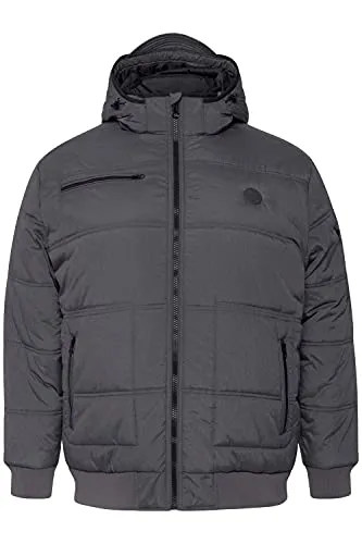 Blend Winterjacke BLEND BHBBoris grau 4XL (62) - Funktionsjacke mit hochschließendem Kragen und verstellbarer Kapuze für optimalen Schutz bei kaltem Wetter. Ideal für einen lässigen Look und maximalen Komfort.