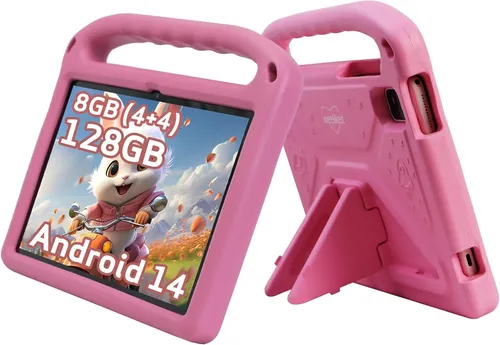weelikeit Kinder Tablet 10.1 Zoll Android 14 , Octa-Core 2.0GHz