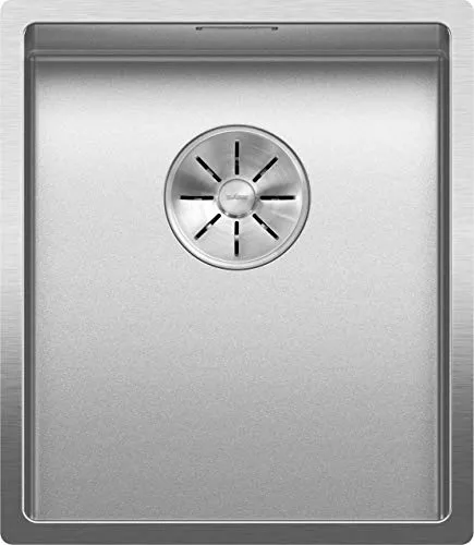 BLANCO CLARON 340-IF Durinox - Eleganter Edelstahl-Spülbecken - Sanitäranlagen & Zubehör mit extrem kratzfester Durinox-Oberfläche und elegantem, pflegeleichtem InFino-Ablaufsystem für moderne Küchen.