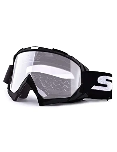 SGTTX Motorradbrille, ATV Dirt Bike Off Road Racing MX-Fahrbrille Anti-UV-Schutzbrille Winddichte staubdichte Motocross-Brille Anti-Scratch-Motorradbrille zum Radfahren/Reiten/Klettern/Skifahren