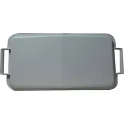 Deckel PP grau B285xT555mm Abfallsammler 60l GRAF