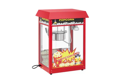 Royal Catering Popcornmaschine - Retro Snack-Automat für 5-6 kg/h - Popcornmaschine für den perfekten Snackgenuss, mit 1600 W Leistung und elegantem Retro-Design, ideal für Partys und Veranstaltungen.