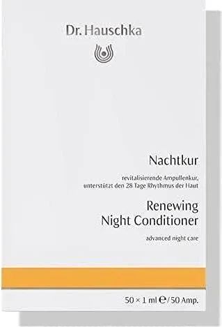 Dr. Hauschka Nachtkur 50 x 1 ml - Unisex Nachtkur mit 100% natürlichen Inhaltsstoffen, ideal für alle Hauttypen. Fördert die Regeneration über Nacht und ist frei von Parabenen, Silikonen und Duftstoffen.