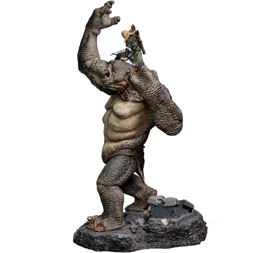 Der Herr der Ringe Deluxe Art Scale Statue 1/10 Höhlentroll und Legolas 72 cm