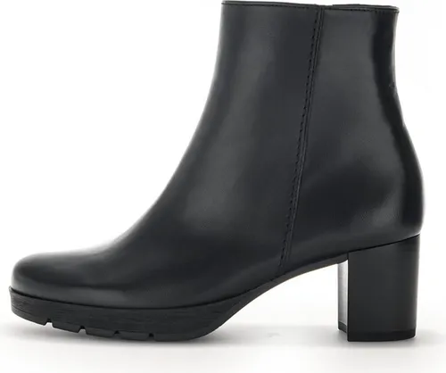 GABOR Stiefeletten Damen schwarz 41 - Wanderschuhe für Damen, elegante Stiefelette aus hochwertigem Glattleder mit komfortabler Hovercraft-Luftkammersohle für optimale Dämpfung und Gelenkschonung.