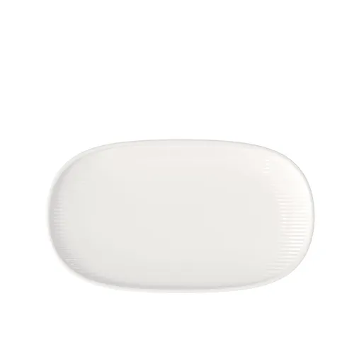 Villeroy & Boch Servierplatte Afina, Porzellan, 23x13x2,5cm - Elegante Servierplatte aus hochwertigem Porzellan, mikrowellengeeignet und spülmaschinenfest - ideal für stilvolle Anlässe.