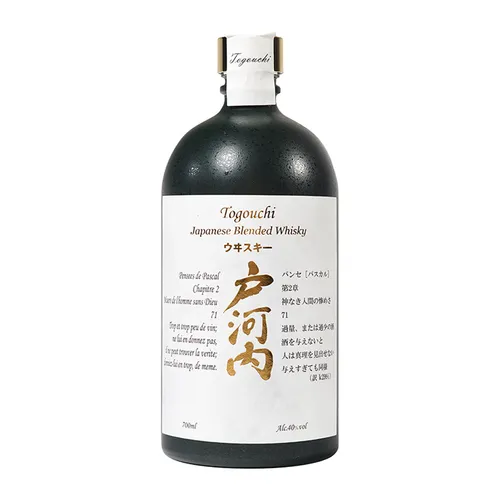 Togouchi Premium Japanese Blended Whisky 40% Vol. 700ml - Japanischer Blended Malt Whisky mit 40% Vol., harmonische Aromen und ideal für Genießer, perfekt für besondere Anlässe.