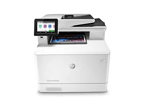HP Color LaserJet Pro M479fdw - Multifunktions-Farblaserdrucker - 4-in-1 Drucker, Scanner, Kopierer, Fax mit hoher Druckgeschwindigkeit von bis zu 27 S./Min und WLAN-Anschluss, ideal für effiziente Büroarbeit.