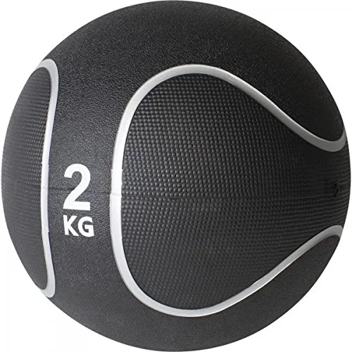 GORILLA SPORTS Medizinball Schwarz/Silber - Vielseitiger Medizinball für Kraft- und Ausdauertraining in 10 Gewichtsklassen. Ideal für Home-Gym und Outdoor-Einsatz, mit rutschfester Oberfläche für effektives Training.