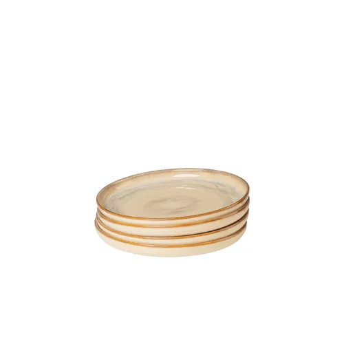 Gipfelstück Dessertteller Nebelwald, (4 St) in beige von Gipfelstück