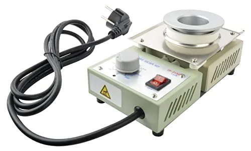 Brüder Mannesmann Di-Li 160 Lötbad 500 °C - Lötbad mit regelbarer Temperatur, konstant gehalten und aus rostfreiem Stahl, ideal für präzise Lötarbeiten in der Werkstatt.