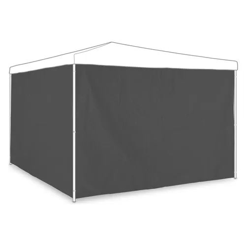 Relaxdays Pavillon Seitenteile 2er Set Grau - Wetterfeste Seitenplanen im 2er Set für Pavillons, ideal für Grillpartys oder Camping. Die wasserdichten Planen bieten Schutz vor Wind und Kälte und sind dank Klettverschlüssen schnell und einfach zu montieren.