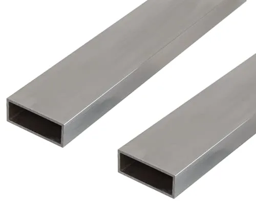 Alberts 2 x Rechteckrohr Aluminium, natur 1000 x 50 x 20 mm - Metall- & Legierung-Platten, hochwertiges Aluminiumrohr für vielseitige Anwendungen, leicht und korrosionsbeständig.