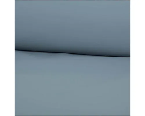 SCHÖNER LEBEN. Stoff Regenjackenstoff Meterware wasserdicht soft uni jeansblau 145cm, abwaschbar