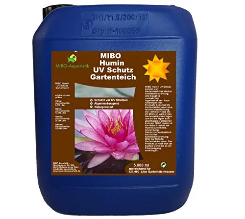 MIBO Humin UV Schutz Gartenteich 5000ml ausreichend für 125.000 Liter