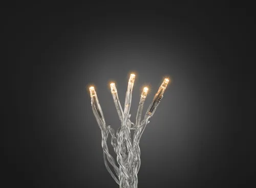 Konstsmide LED Microlichterkette 35 LED bernstein in weiß von Konstsmide