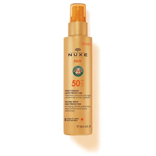 Nuxe Sun Melting Spray High Protection SPF50 - Körperpflege mit hohem Schutzfaktor SPF50, ideal für empfindliche Haut und sorgt für ein geschmeidiges Hautgefühl.