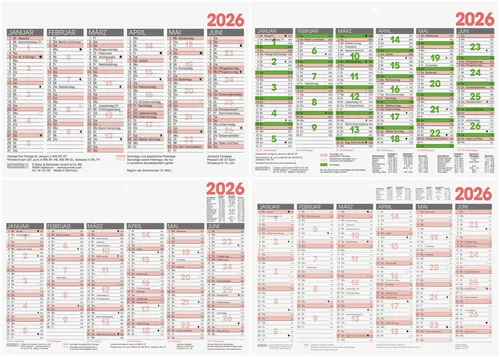 Brunnen Tafelkalender 2026 von BRUNNEN
