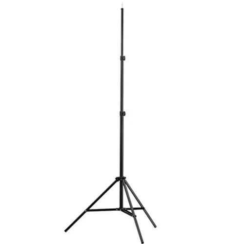 Fotostativ bis 205 cm - Aluminium Lampenstativ - Stative - Höhenverstellbar von 78 bis 210 cm, ideal für Lampen, Stroboskope und Kameras, leicht und stabil aus Aluminium.