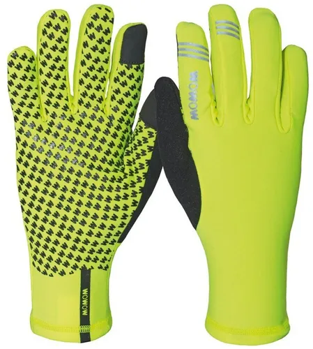 Wowow Reflex-Fahrradhandschuhe Morning Breeze Größe XL - Gelb, - Fahrradhandschuhe in Größe XL, leuchtendes Gelb für optimale Sichtbarkeit und Sicherheit bei Nachtfahrten.