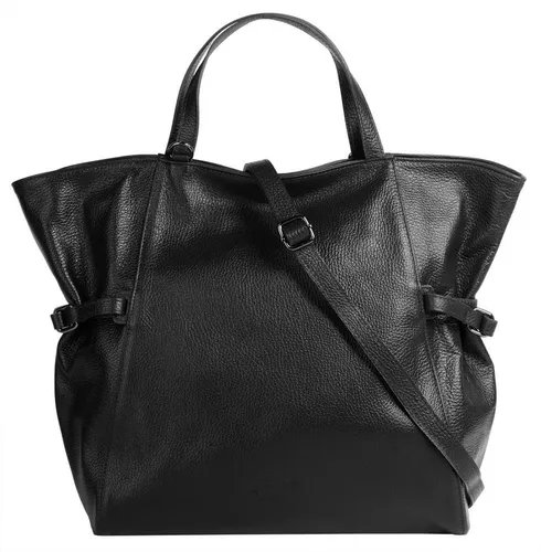 Samantha Look Shopper Damen 021389 schwarz - Stylische Handtasche mit viel Stauraum, ideal für den Arbeitsweg. Nutzen Sie die praktischen Steckfächer und wählen Sie zwischen Hand- oder Umhängetragweise für maximalen Komfort.