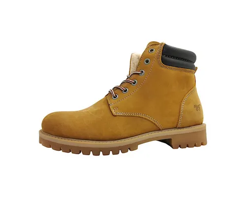 Mustang Shoes Schnürstiefel braun 41 EU - Stylische Schnürstiefel in Braun für Herren, Größe 41 EU. Aus hochwertigem Leder gefertigt, bieten sie Komfort und Langlebigkeit – ideal für den Alltag.